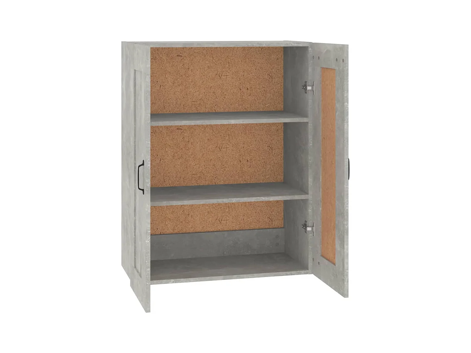Armoire murale suspendue Gris béton 69,5x32,5x90 cm