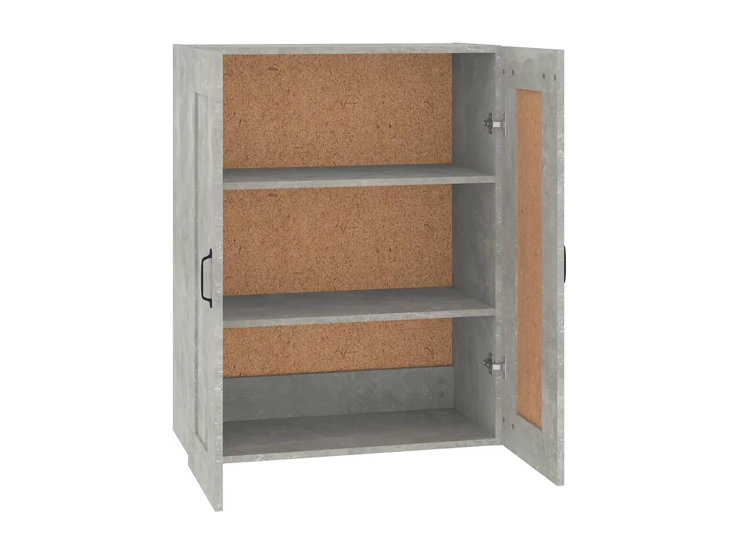 Armoire murale suspendue Gris béton 69,5x32,5x90 cm
