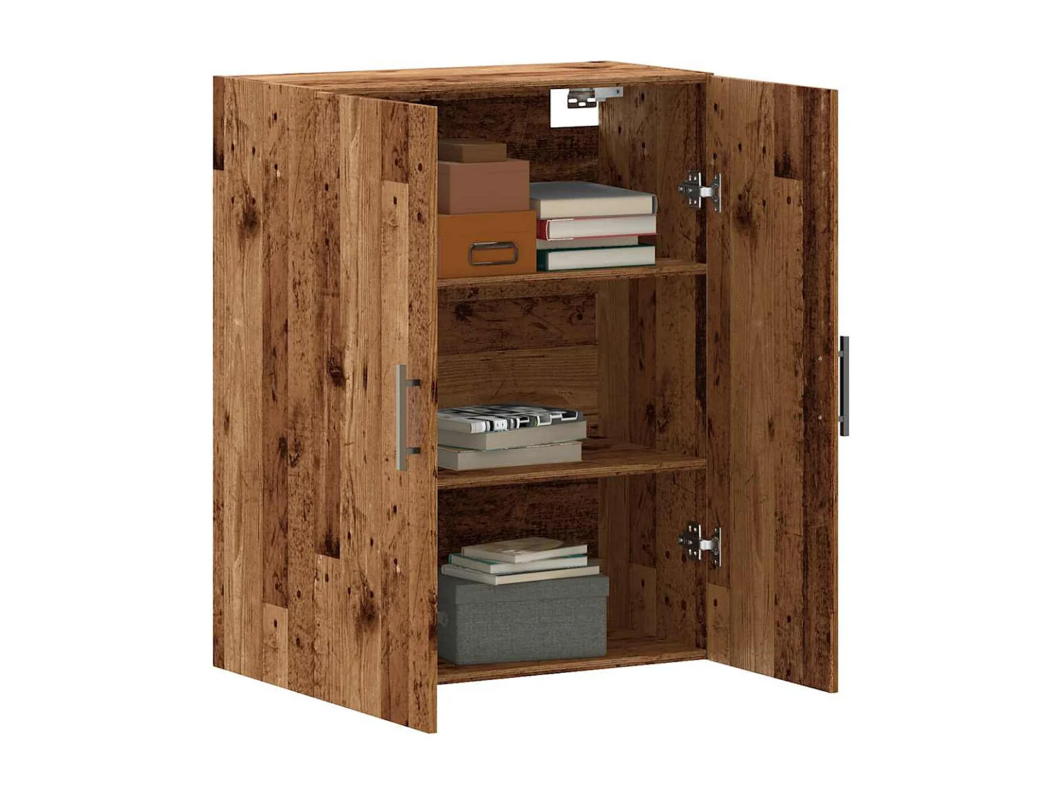 Armario de pared de madera antigua 69,5x34x90 cm