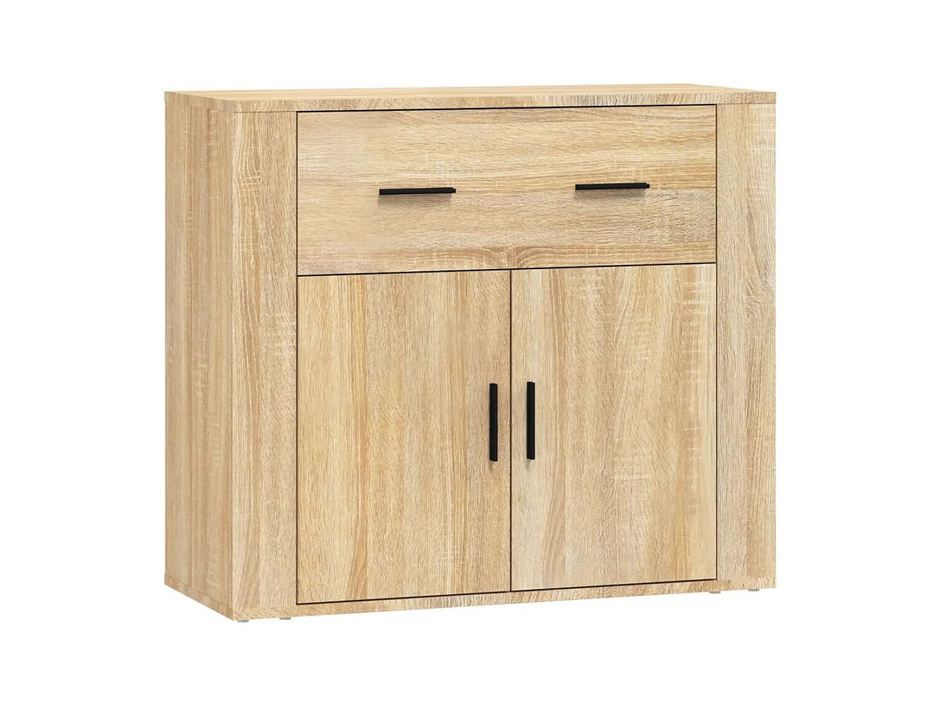 Buffets 3 pcs Chêne sonoma Bois d'ingénierie