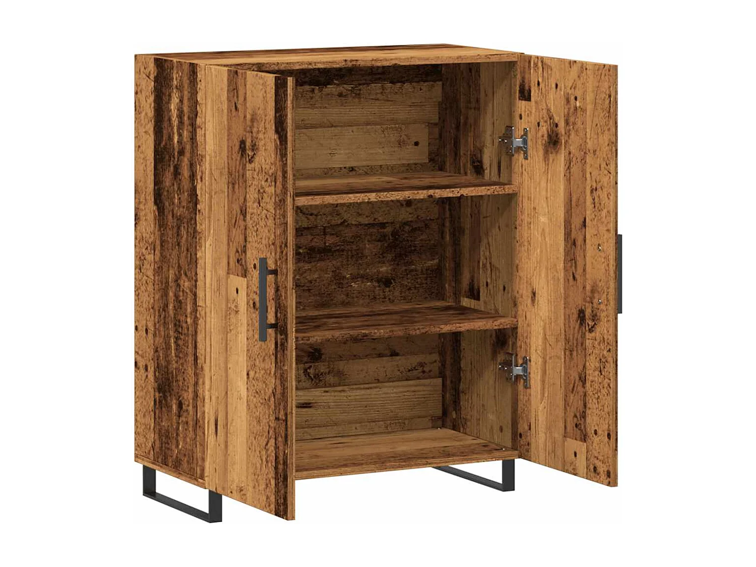 Oud houten dressoir 69,5x34x90 cm bewerkt hout