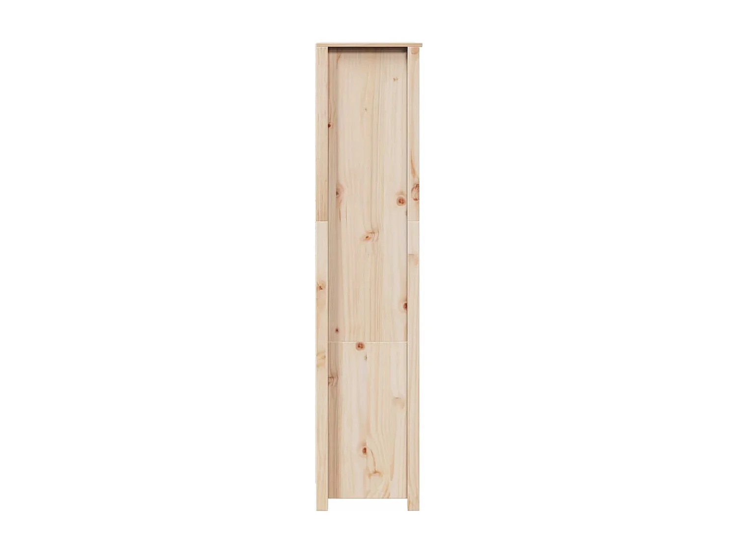 Hoog dressoir 80x35x154 cm Massief grenenhout