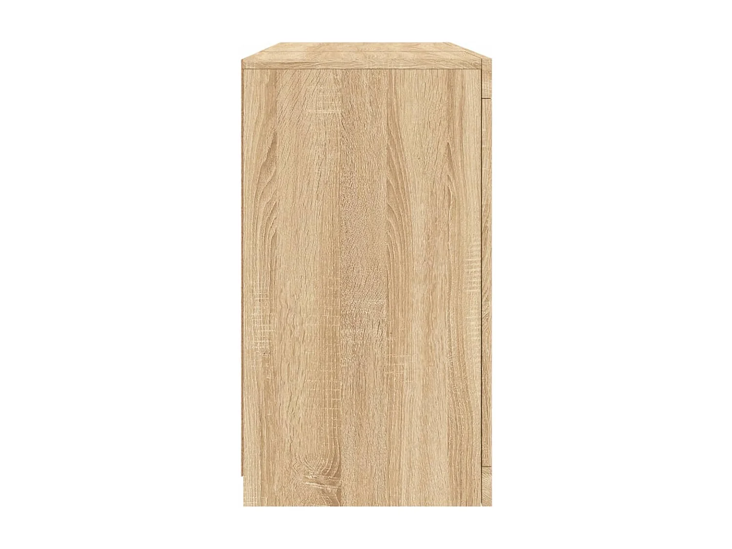 Dressoir met LED-verlichting Sonoma eiken 123x37x67 cm