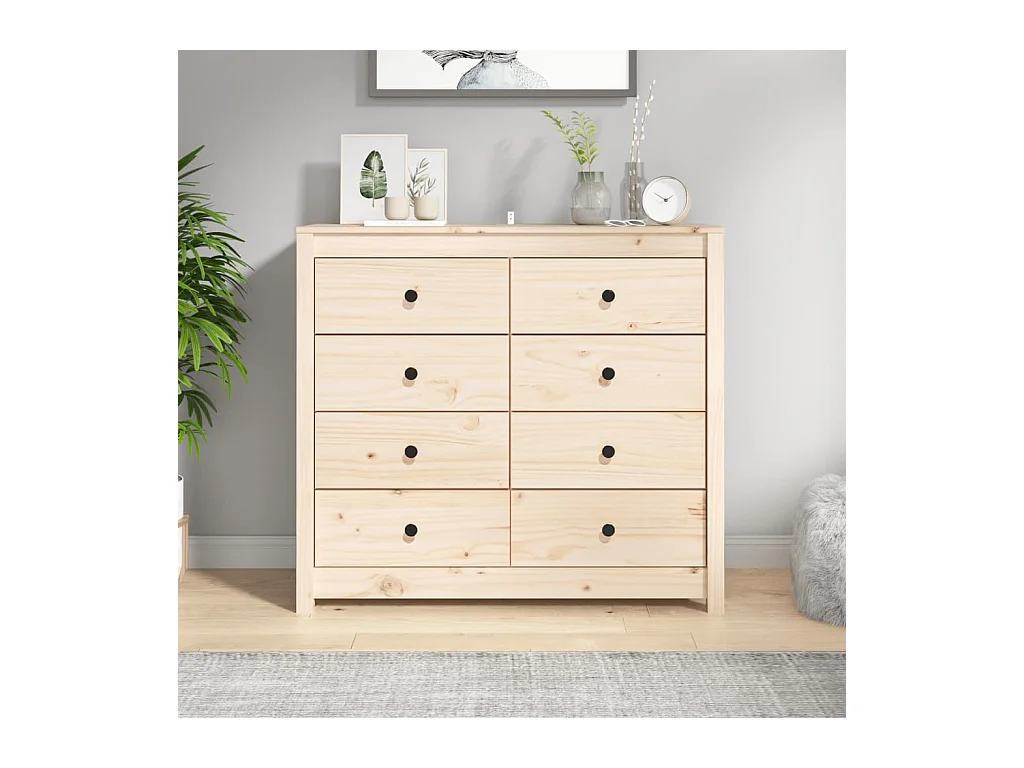 Armoire latérale 100x40x90 cm Bois de pin massif