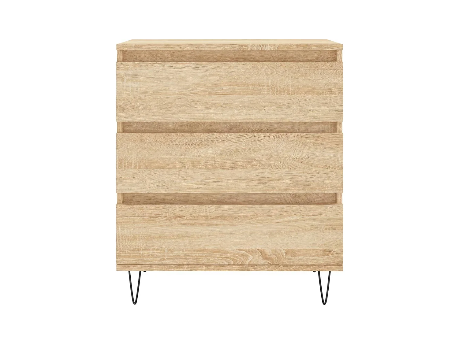 Aparador de roble Sonoma 60x35x70 cm Madera de ingeniería