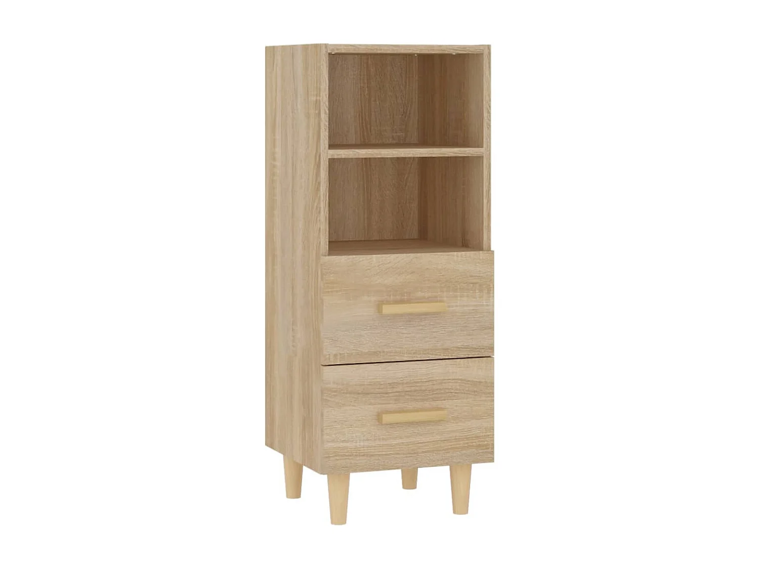 Buffet Chêne sonoma 34,5x34x90 cm Bois d'ingénierie
