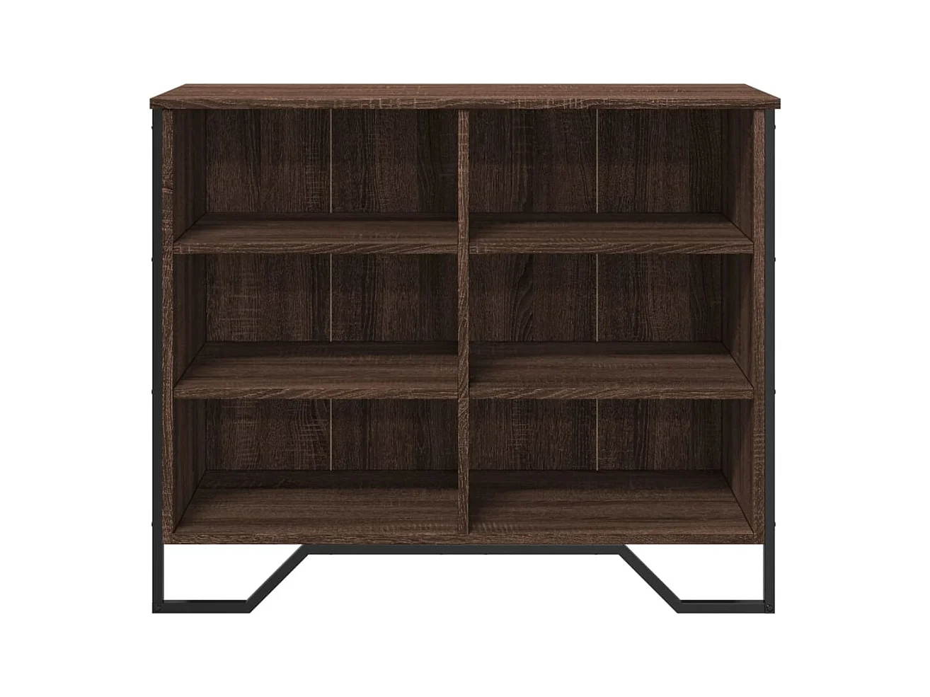 Credenza in rovere marrone 91x35,5x74,5 cm in legno ingegnerizzato