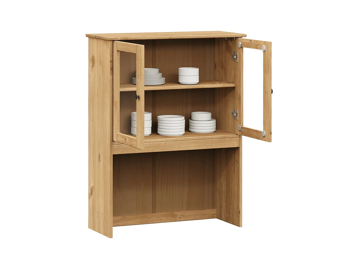 Dessus de commode 78x30x100 cm bois massif de pin