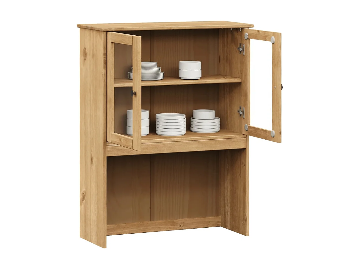 Dessus de commode 78x30x100 cm bois massif de pin