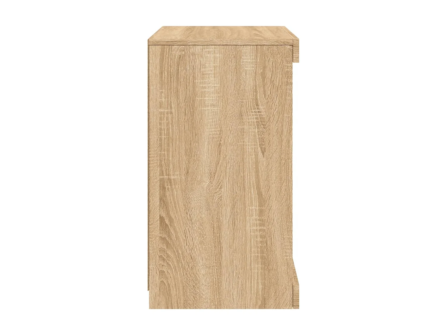 Buffet avec lumières LED chêne sonoma 41x37x67 cm