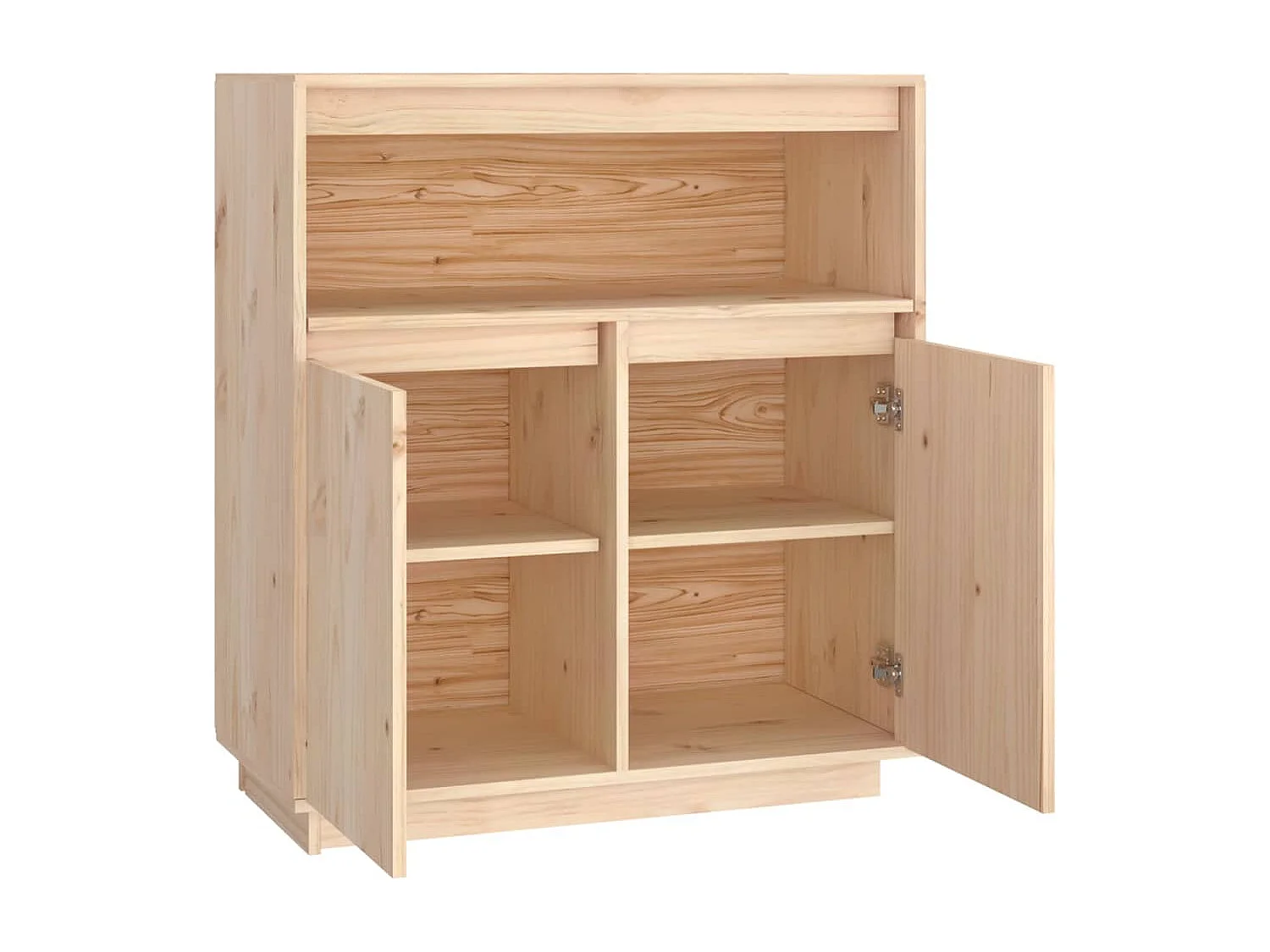 Dressoir 70x34x80 cm Massief grenenhout