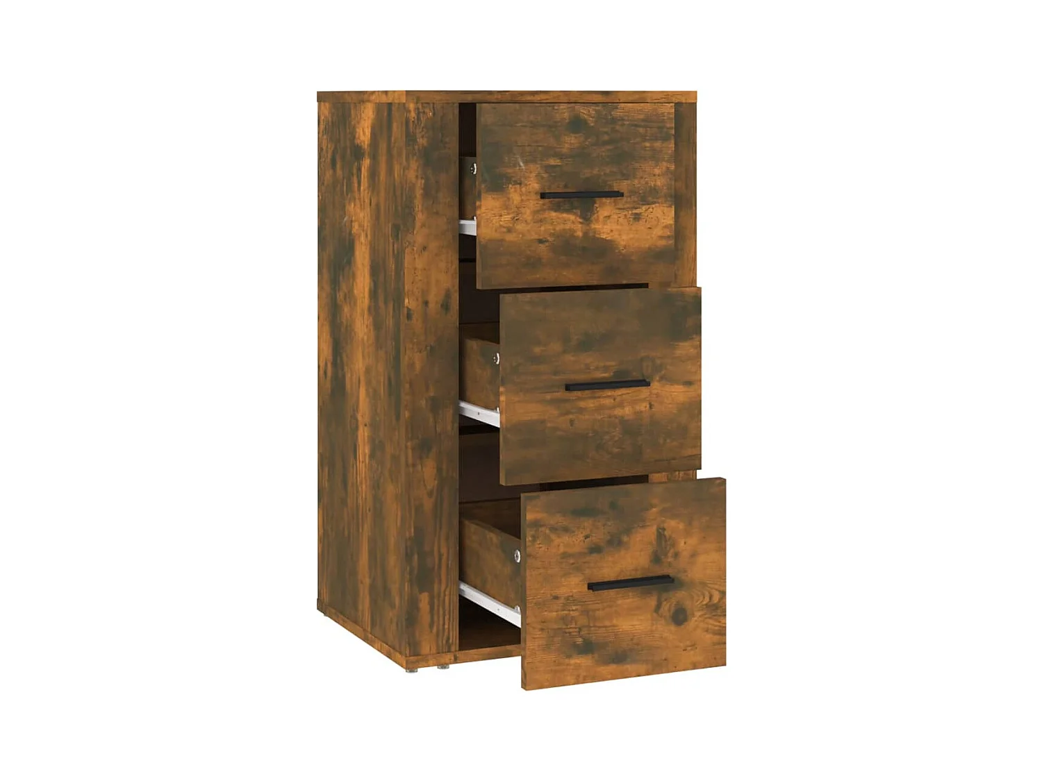 Buffet Chêne fumé 40x33x70 cm Bois d'ingénierie