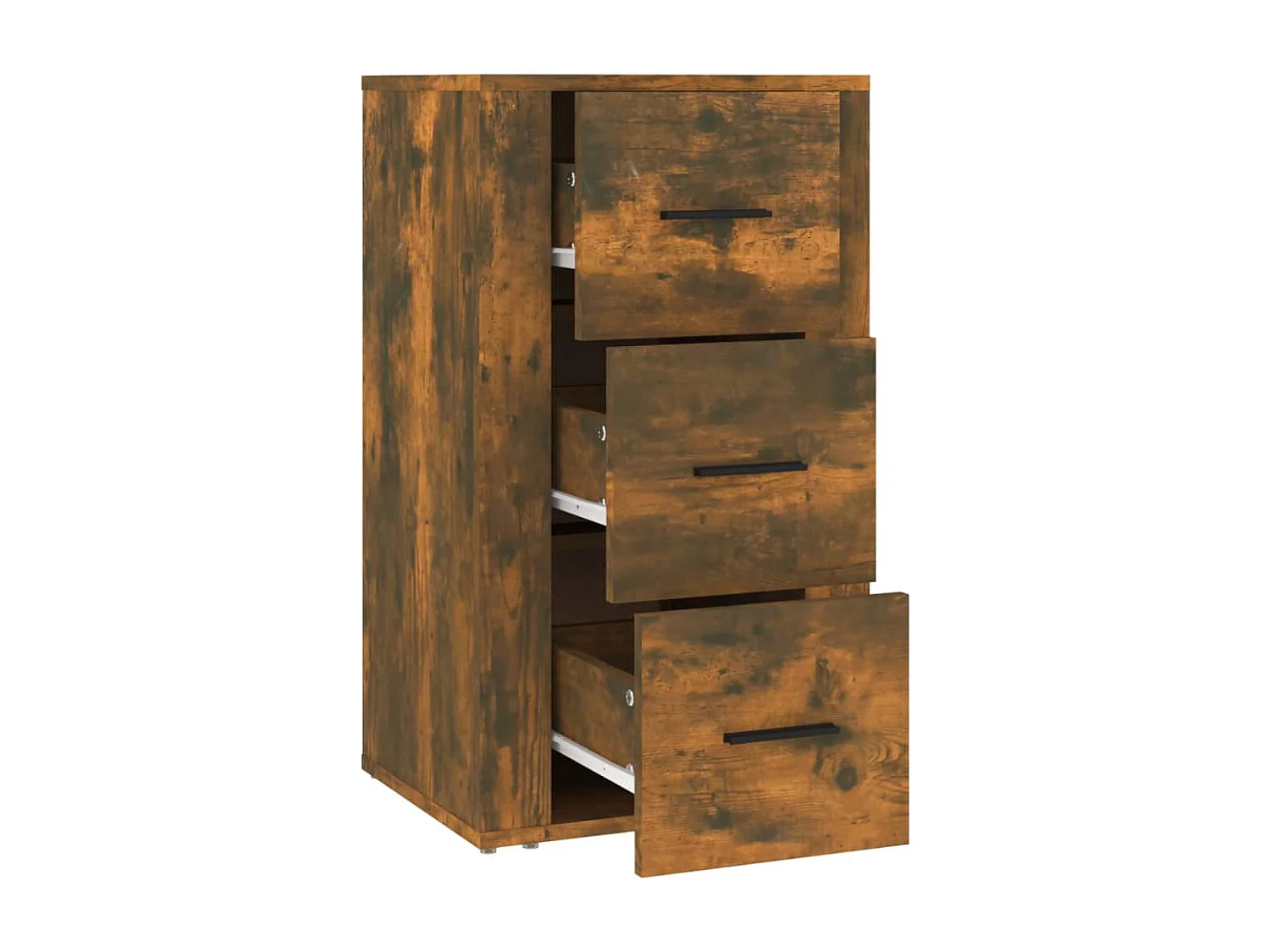 Buffet Chêne fumé 40x33x70 cm Bois d'ingénierie