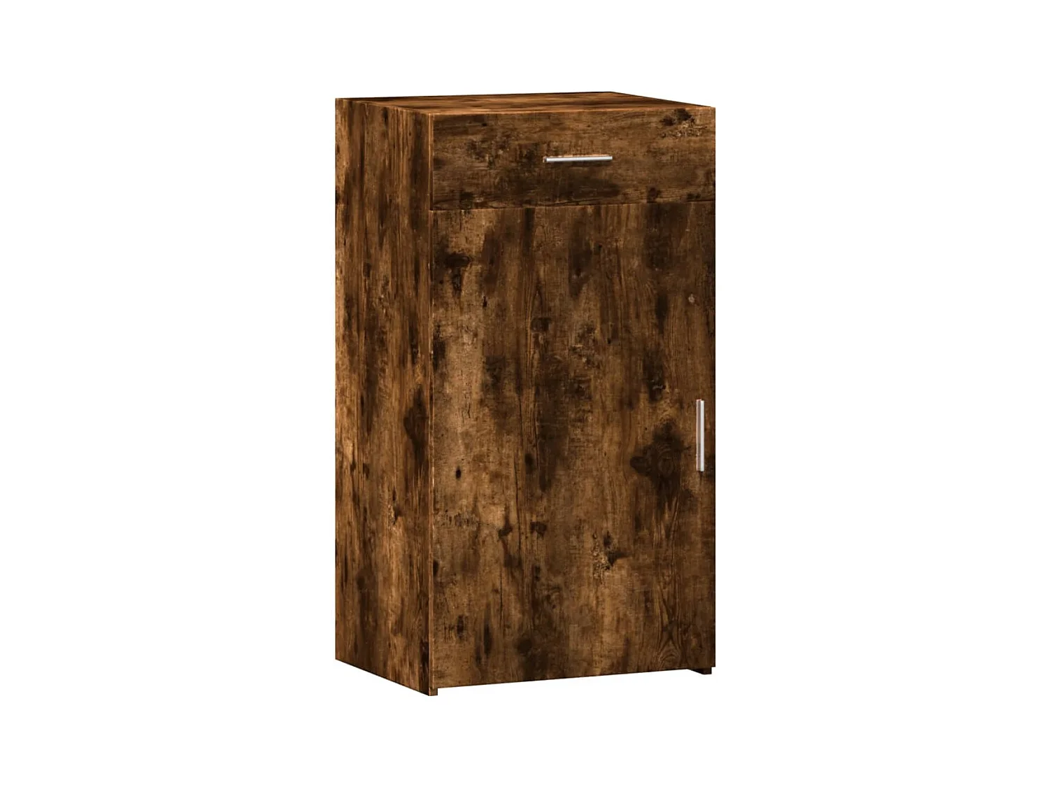 Buffet chêne fumé 50x42,5x93 cm bois d'ingénierie