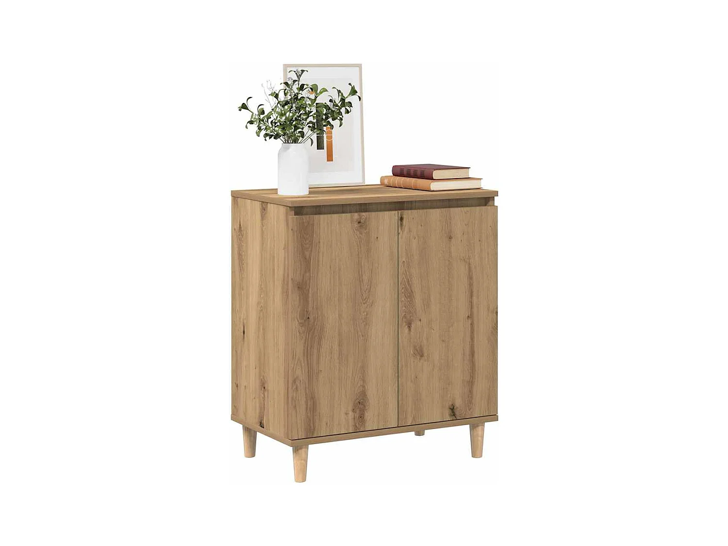 Handgefertigtes Sideboard aus Eichenholz 60x35x70 cm