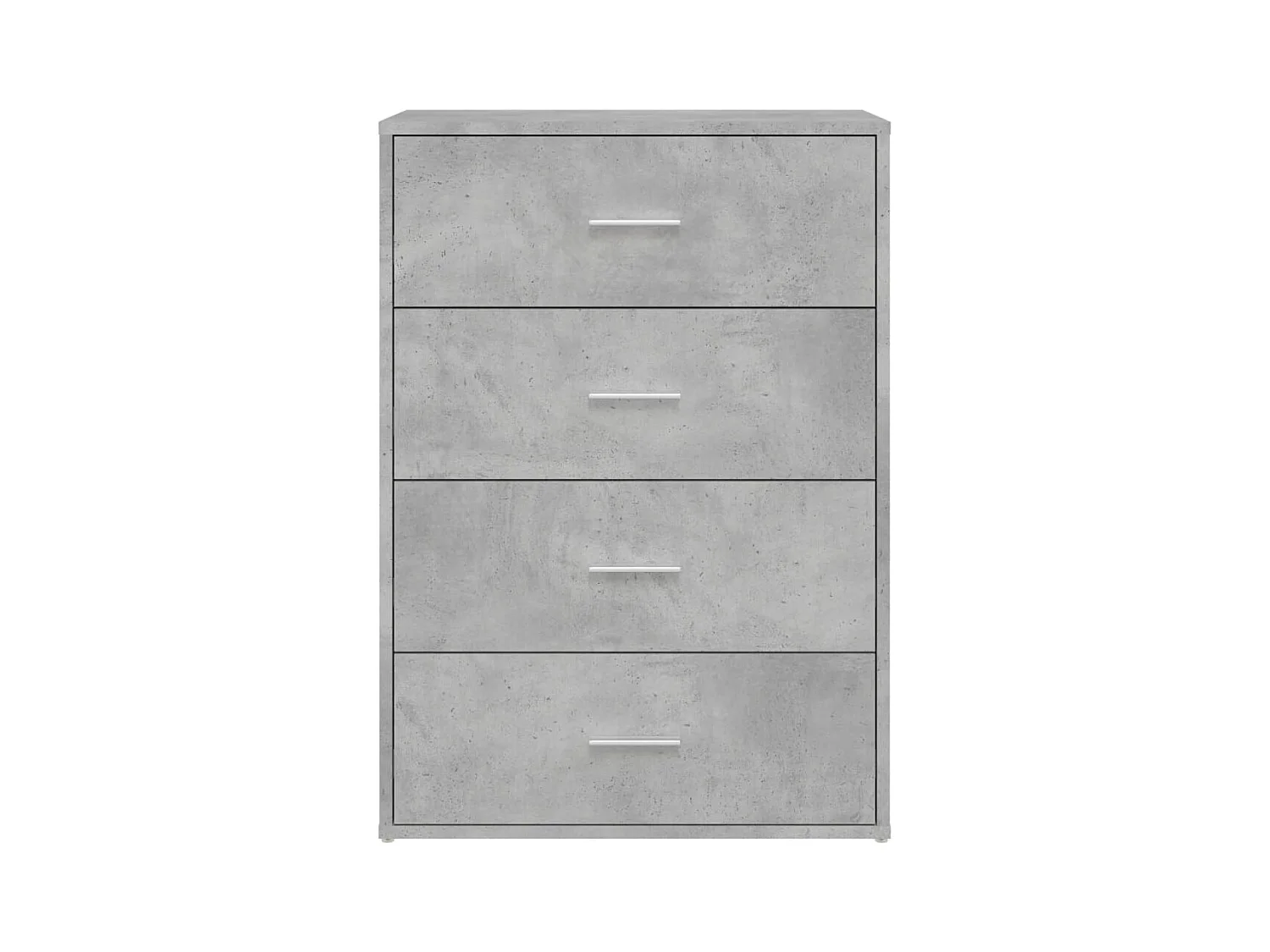 Buffet gris béton 60x31x84 cm bois d'ingénierie