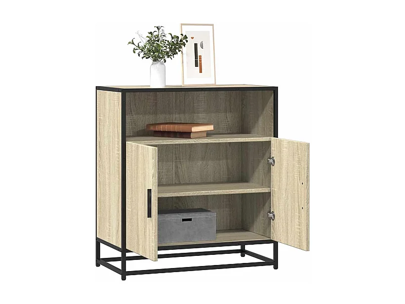 Sonoma eiken dressoir 68x35x76 cm bewerkt hout