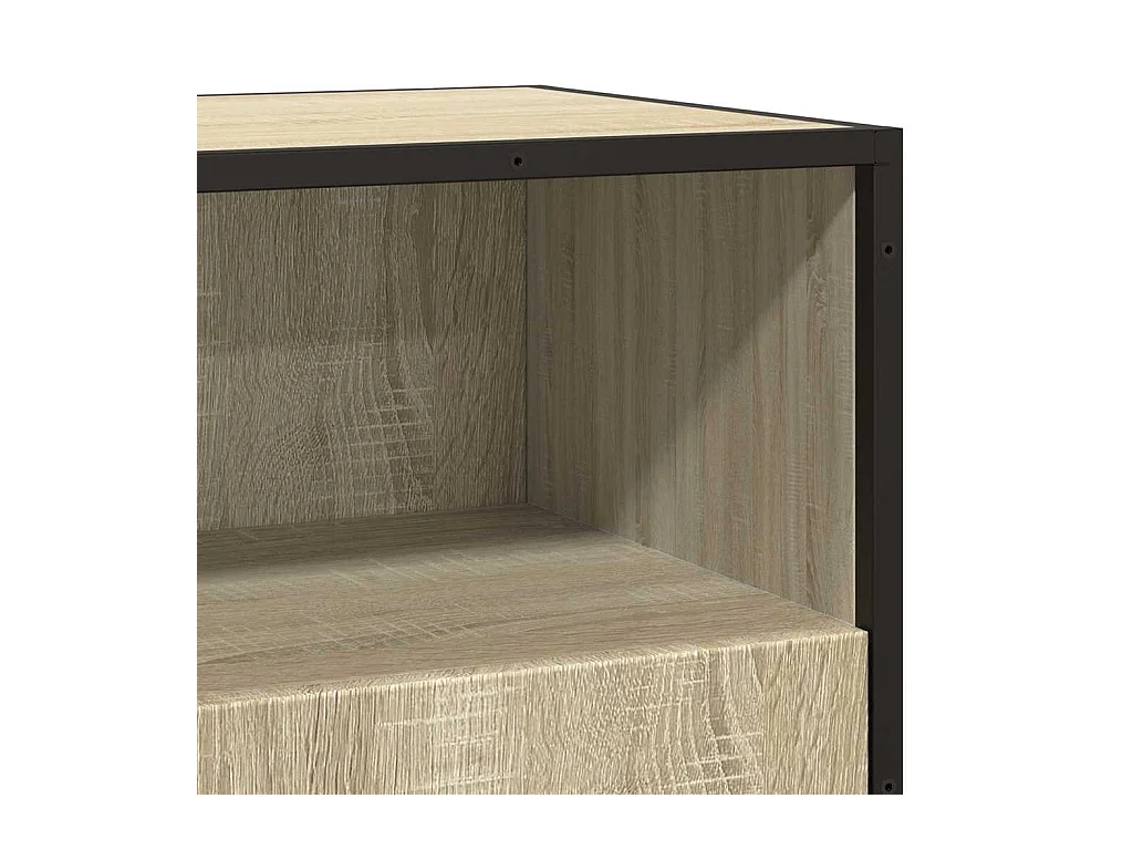 Buffet chêne sonoma 68x35x76 cm bois d'ingénierie