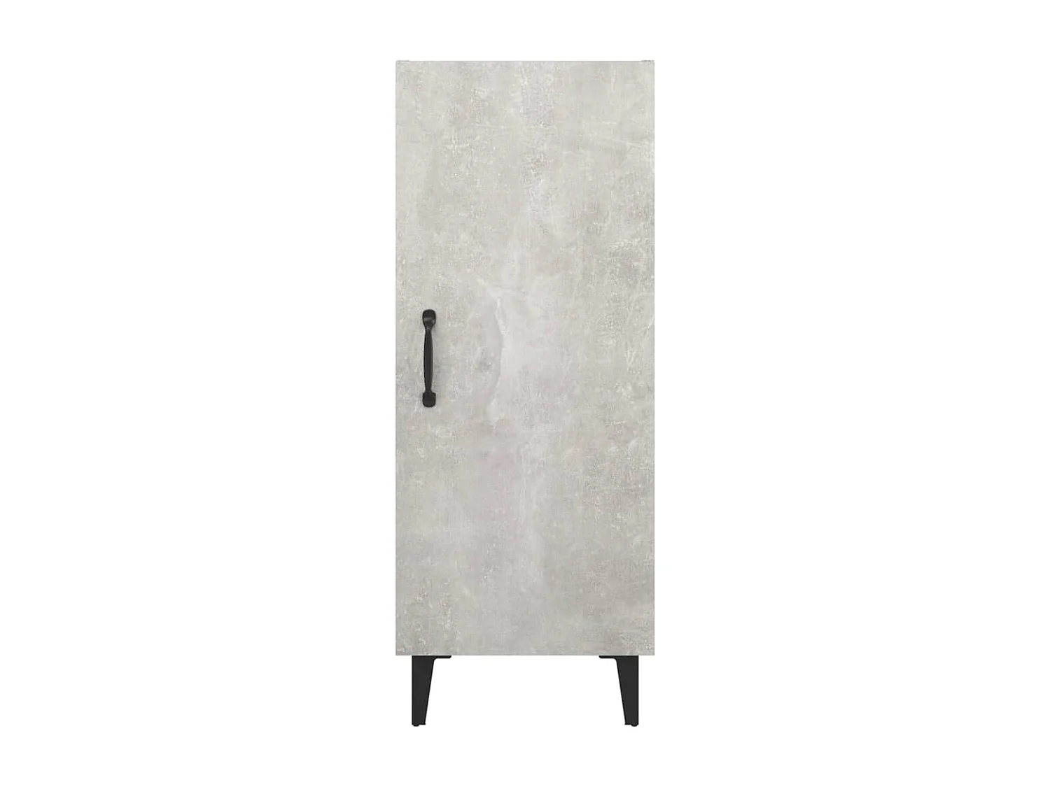 Buffet Gris béton 34,5x34x90 cm Bois d'ingénierie