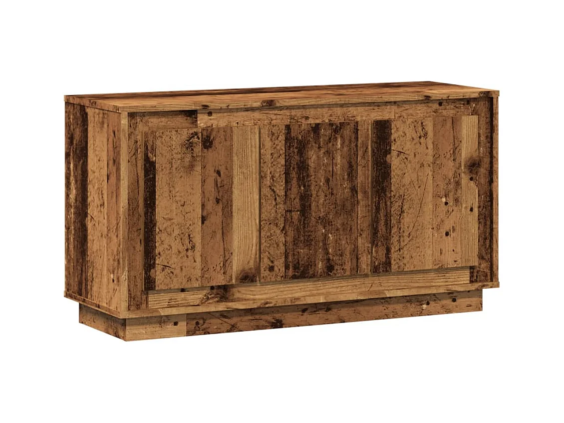 Buffet vieux bois 102x35x55 cm bois d'ingénierie