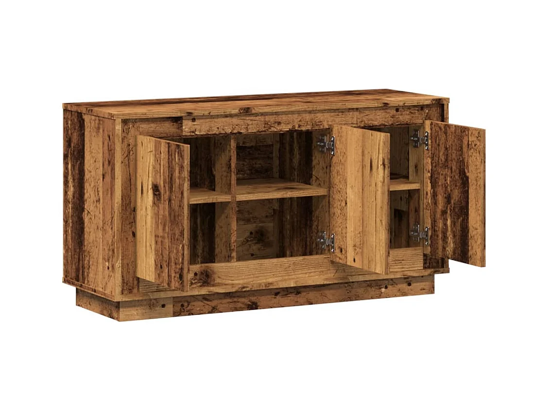 Buffet vieux bois 102x35x55 cm bois d'ingénierie