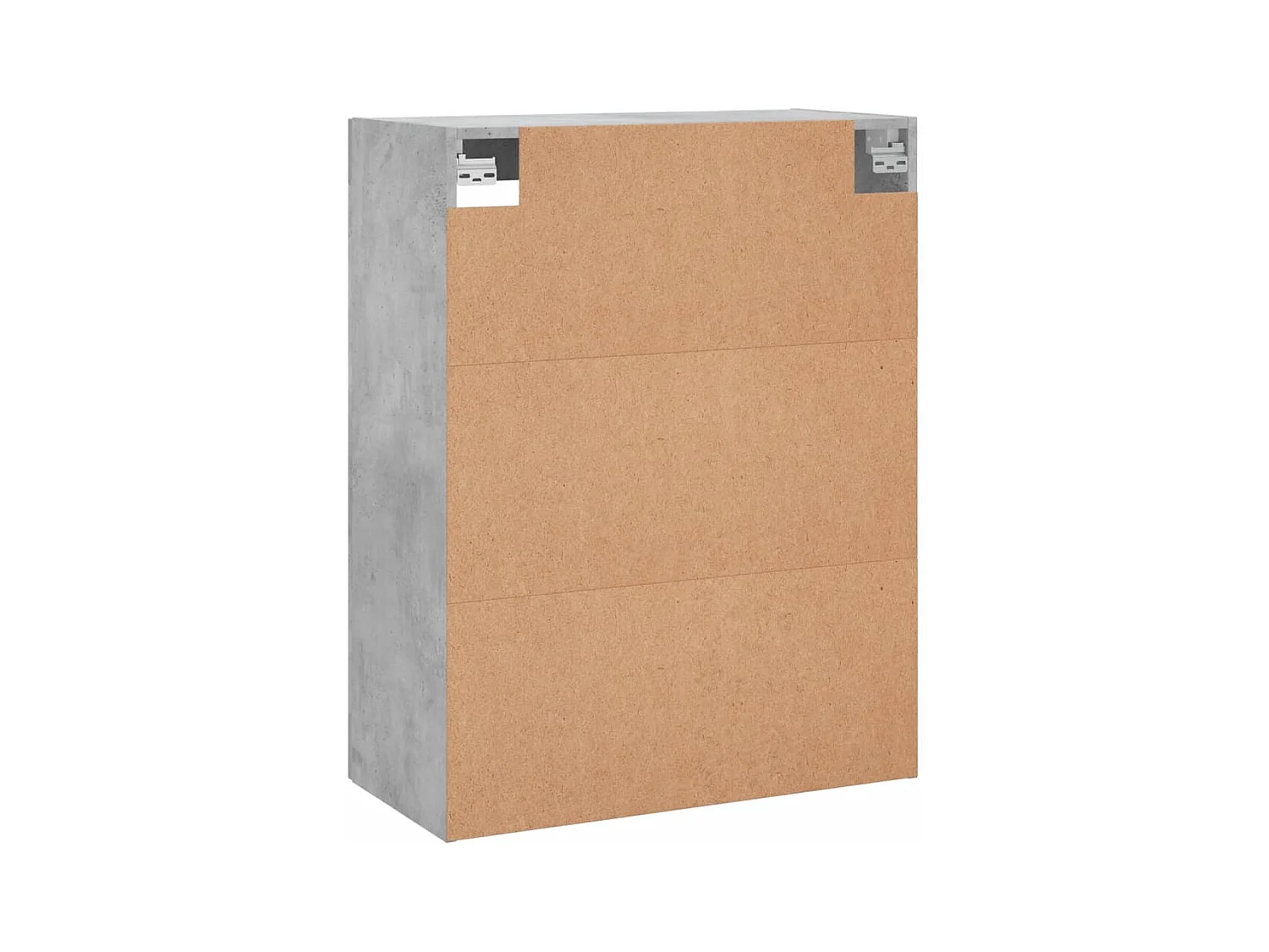 Mobiletto da parete grigio cemento 69,5x34x90 cm