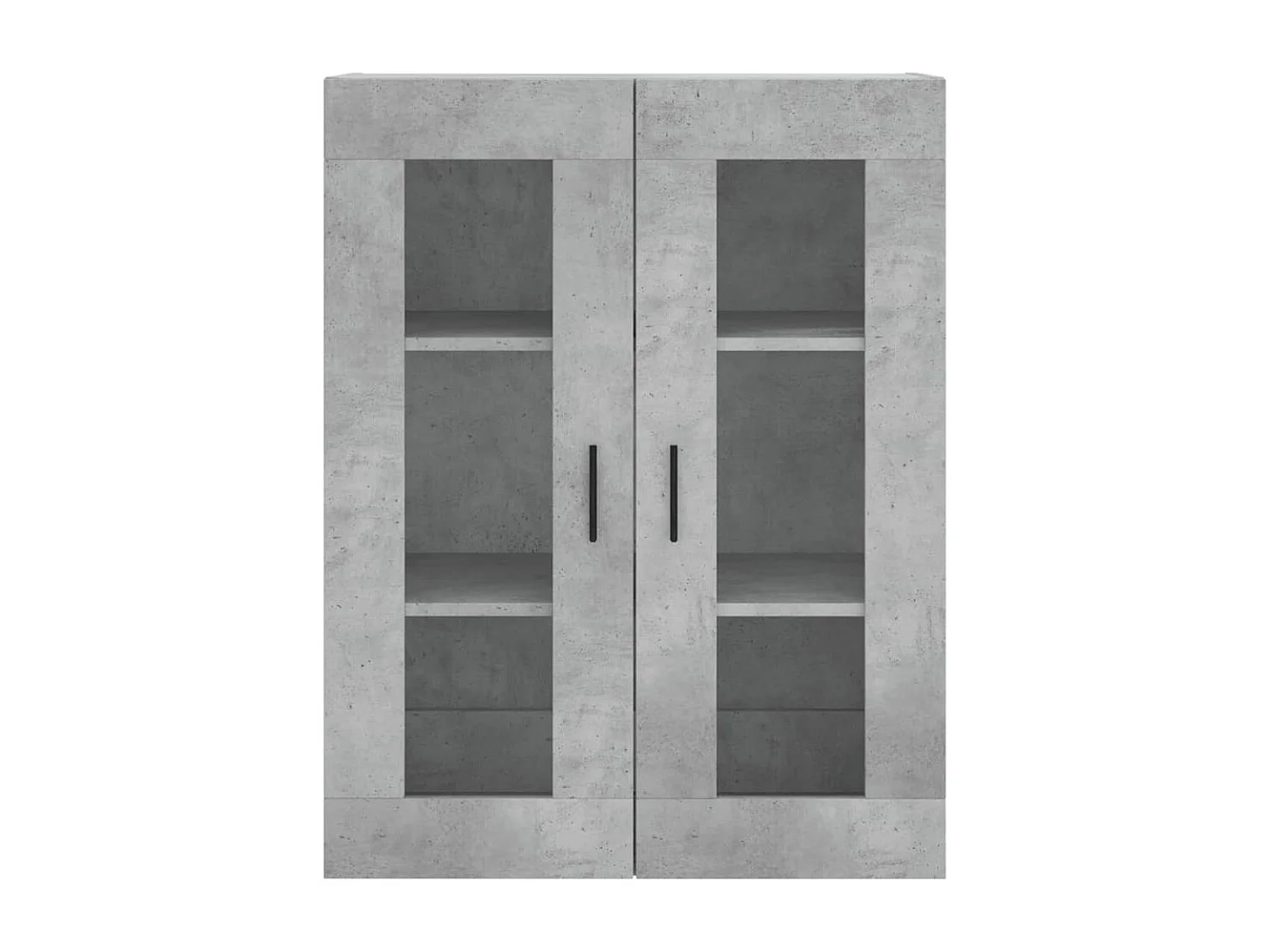 Armoire murale gris béton 69,5x34x90 cm