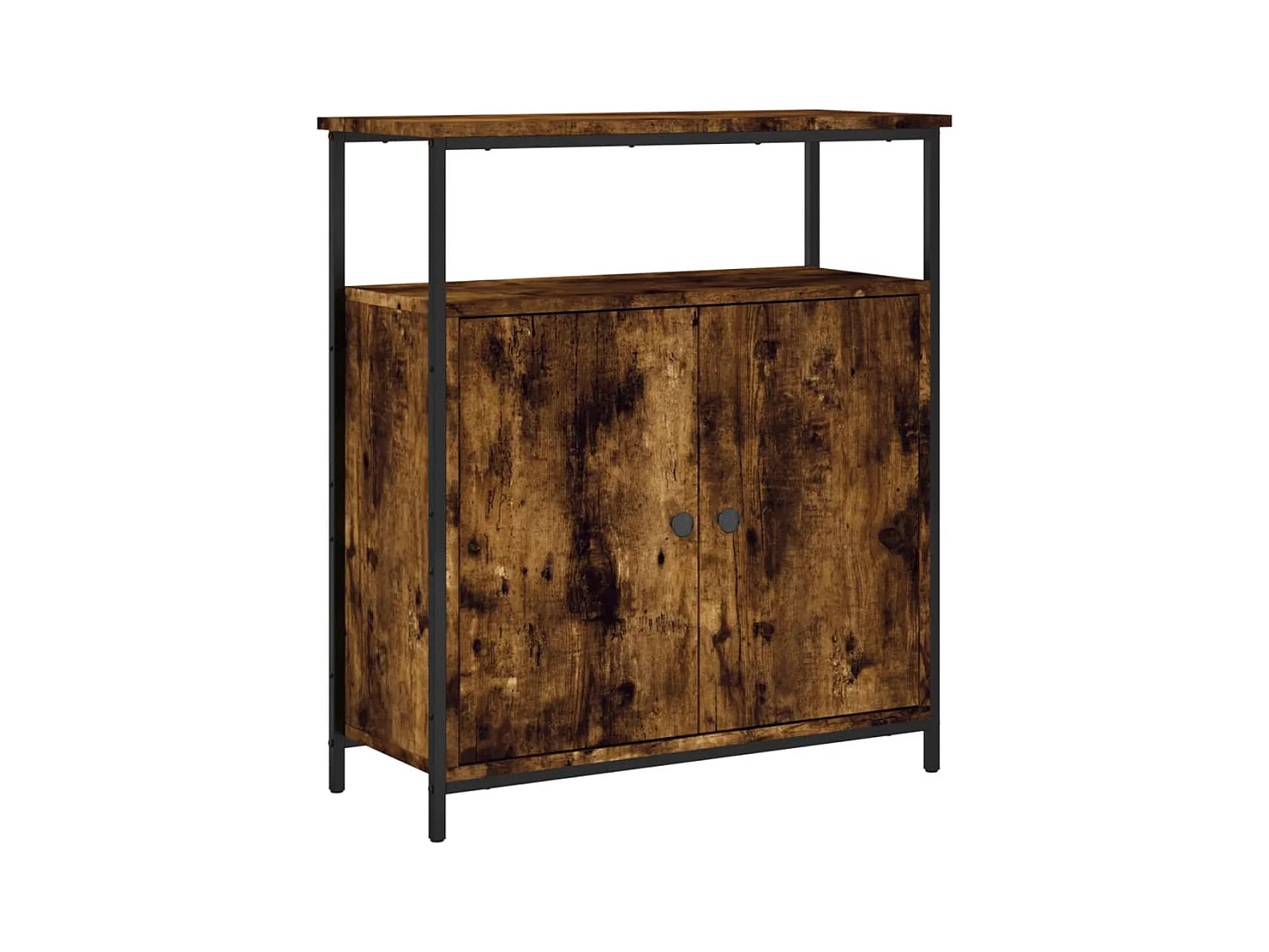 Sideboard aus geräucherter Eiche 70x30x80 cm Holzwerkstoff