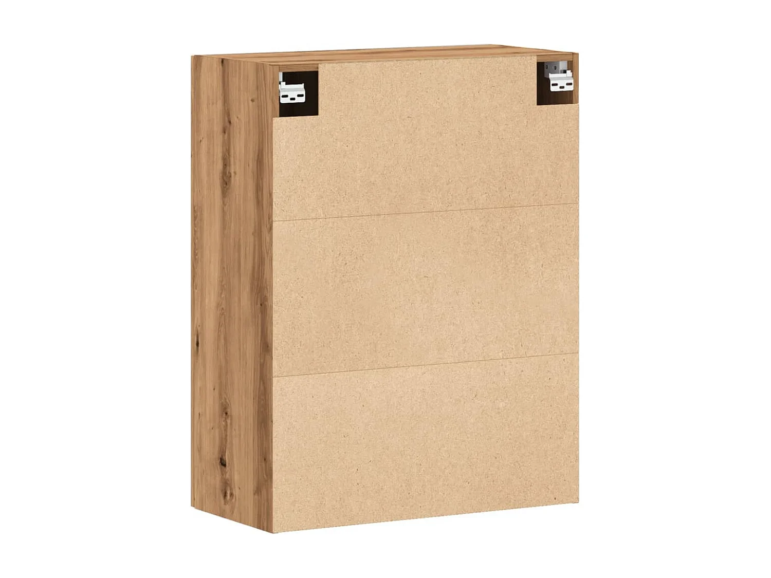 Handgemaakte eikenhouten wandkast 69,5x34x90 cm bewerkt hout