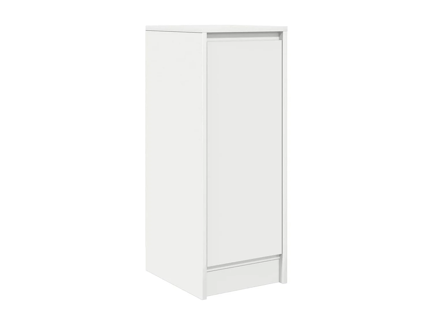 Buffet blanc 29,5x34x76 cm bois d'ingénierie