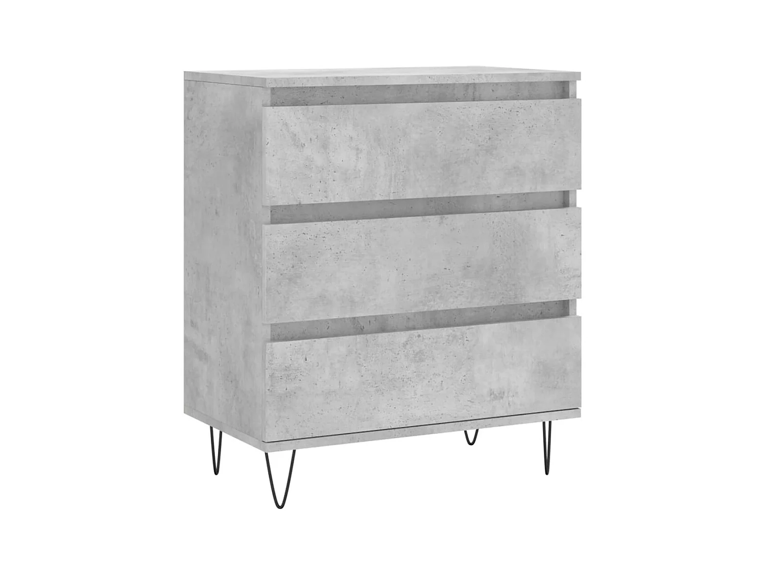 Credenza grigio cemento 60x35x70 cm in legno ingegnerizzato