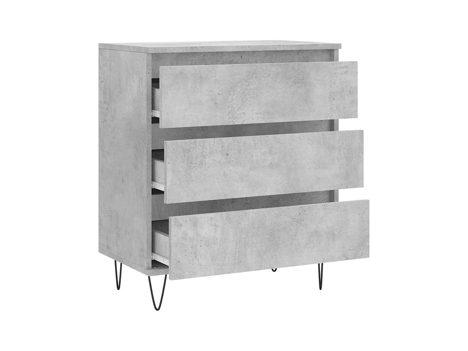 Credenza grigio cemento 60x35x70 cm in legno ingegnerizzato