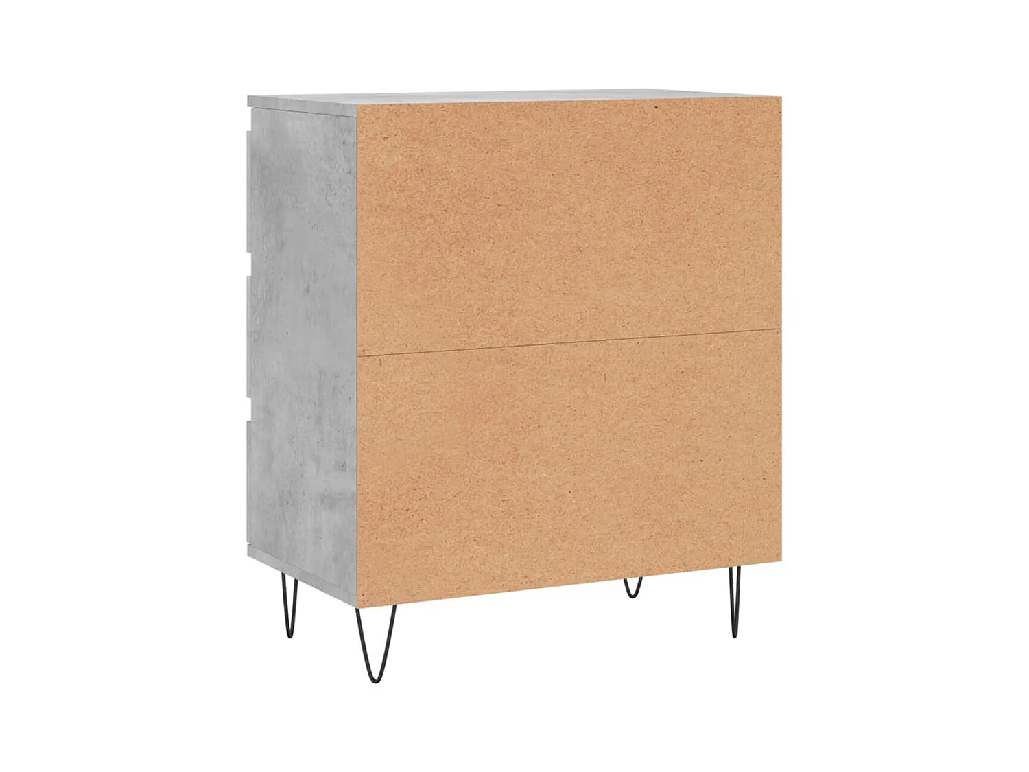 Credenza grigio cemento 60x35x70 cm in legno ingegnerizzato