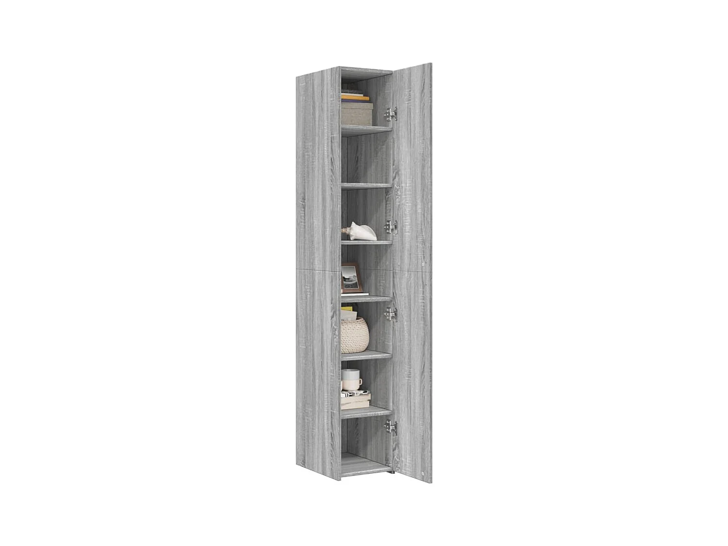 Buffet haut sonoma gris 30x42,5x185 cm bois d'ingénierie