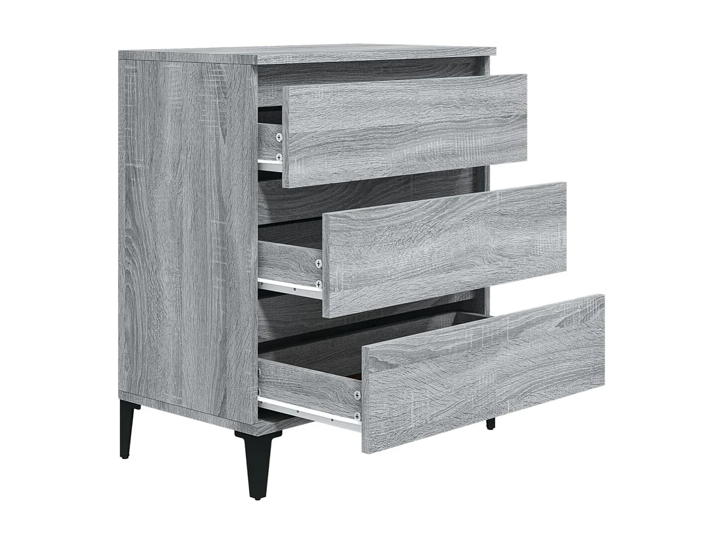 Buffet Sonoma gris 60x35x70 cm Bois d'ingénierie