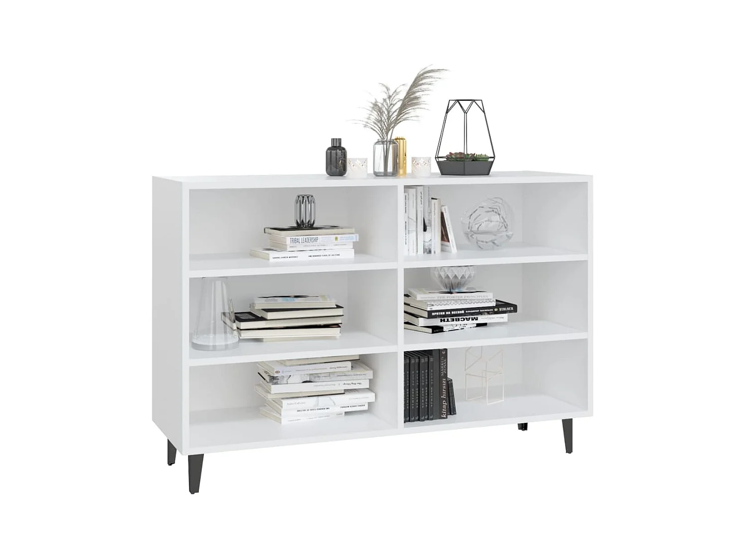 Buffet blanc 103,5x35x70 cm bois d'ingénierie