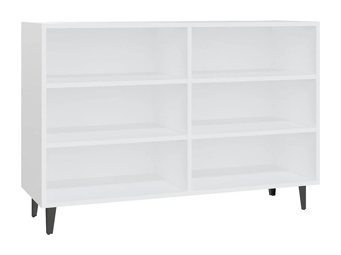Buffet blanc 103,5x35x70 cm bois d'ingénierie