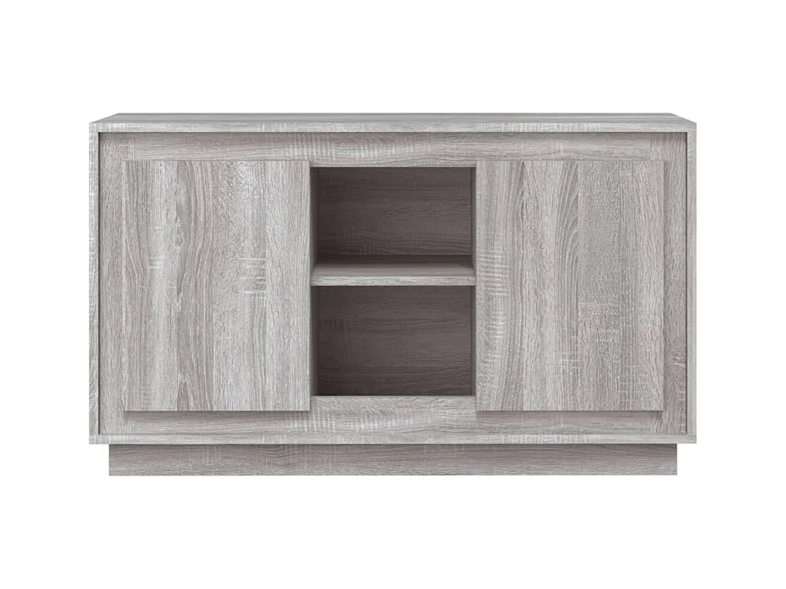 Buffet sonoma gris 102x35x60 cm bois d'ingénierie