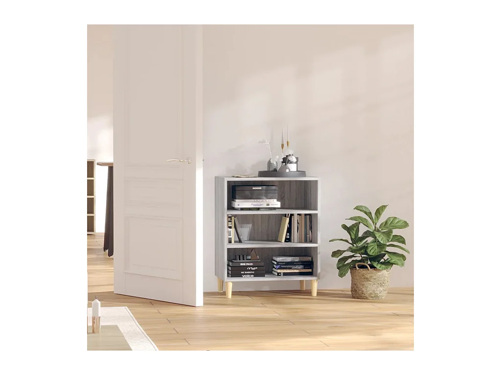 Buffet sonoma gris 57x35x70 cm bois d'ingénierie