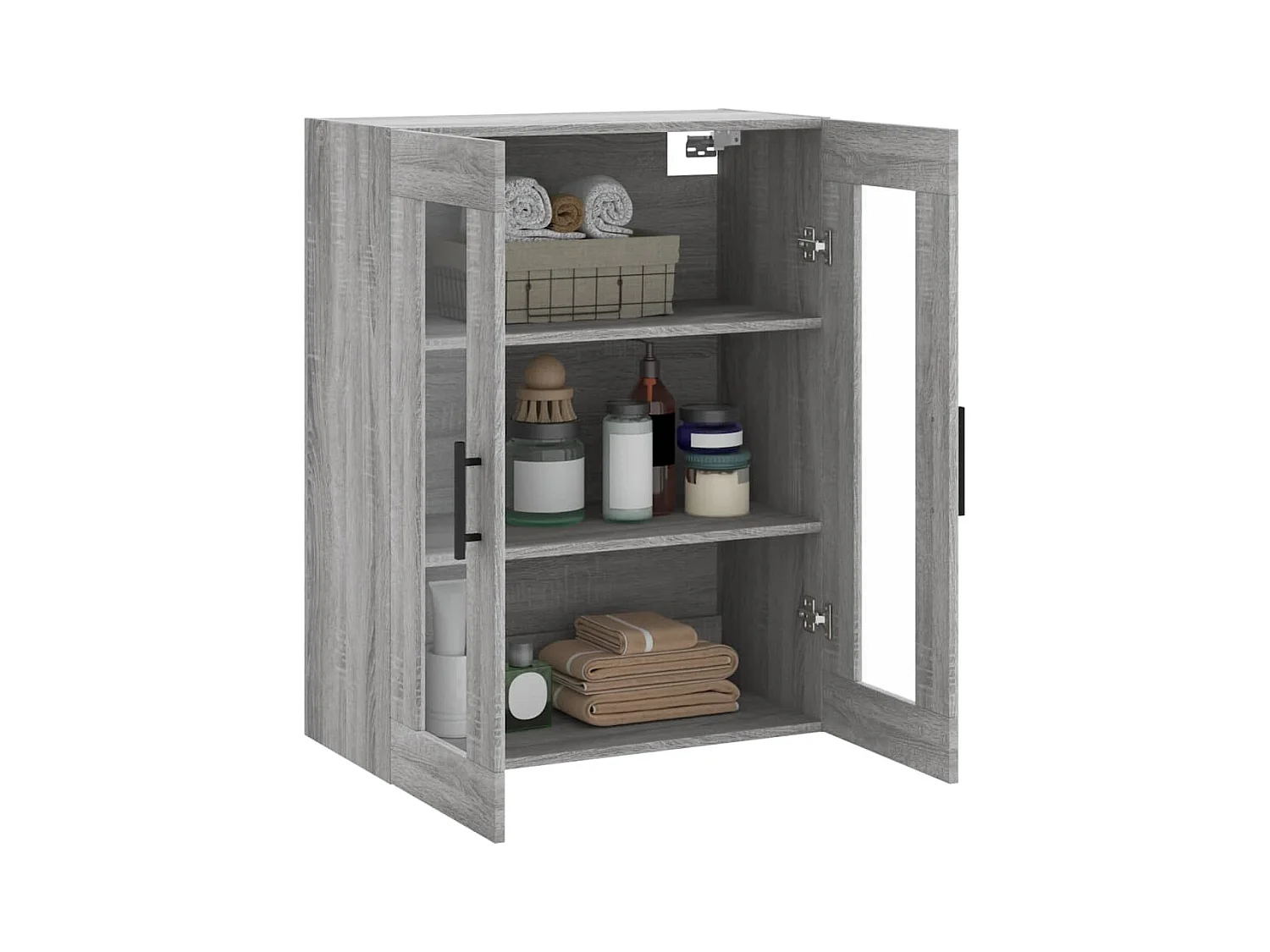 Armoire murale sonoma gris 69,5x34x90 cm