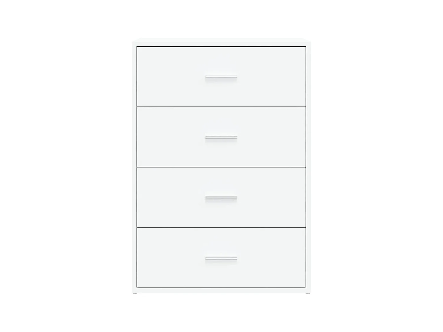 Buffets 2 pcs blanc 60x31x84 cm bois d'ingénierie