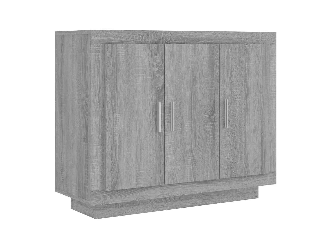 Buffet Sonoma gris 92x35x75 cm Bois d'ingénierie