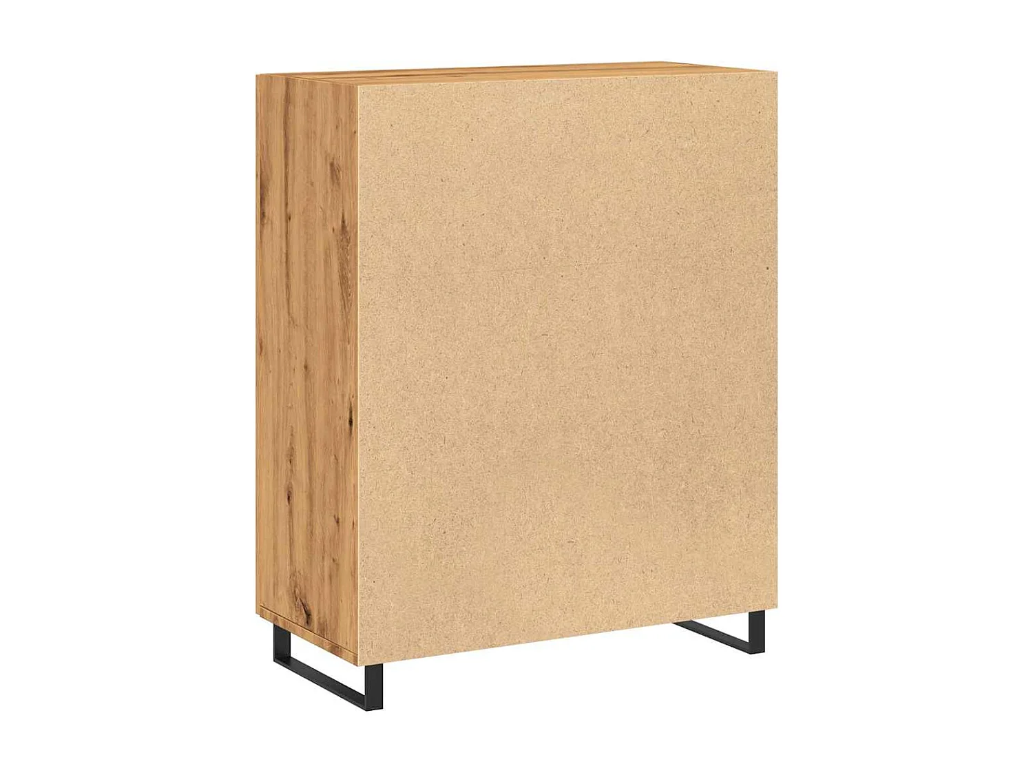 Handgemaakt eikenhouten dressoir 69,5x34x90 cm bewerkt hout