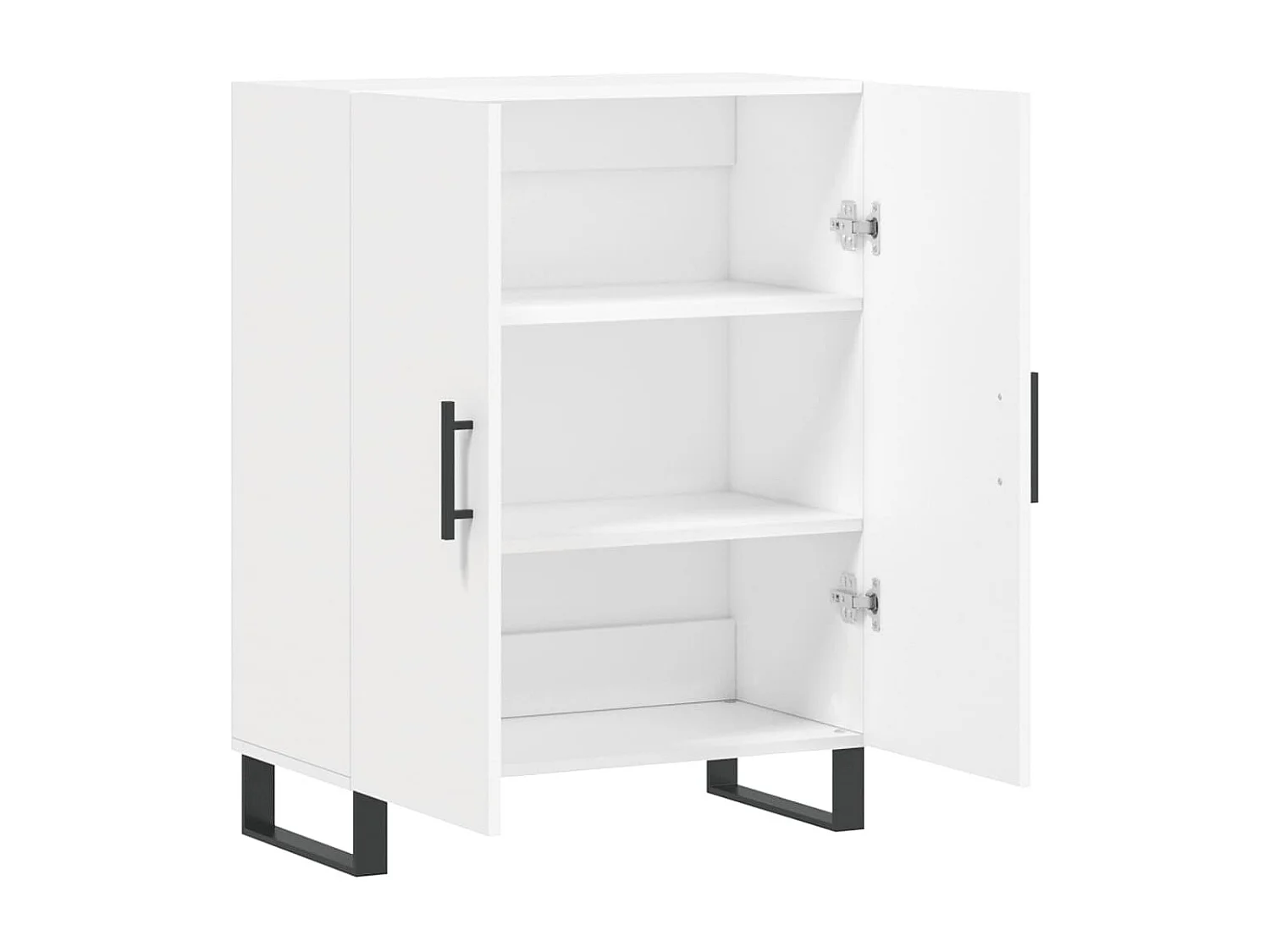 Aparador blanco 69,5x34x90 cm madera de ingeniería