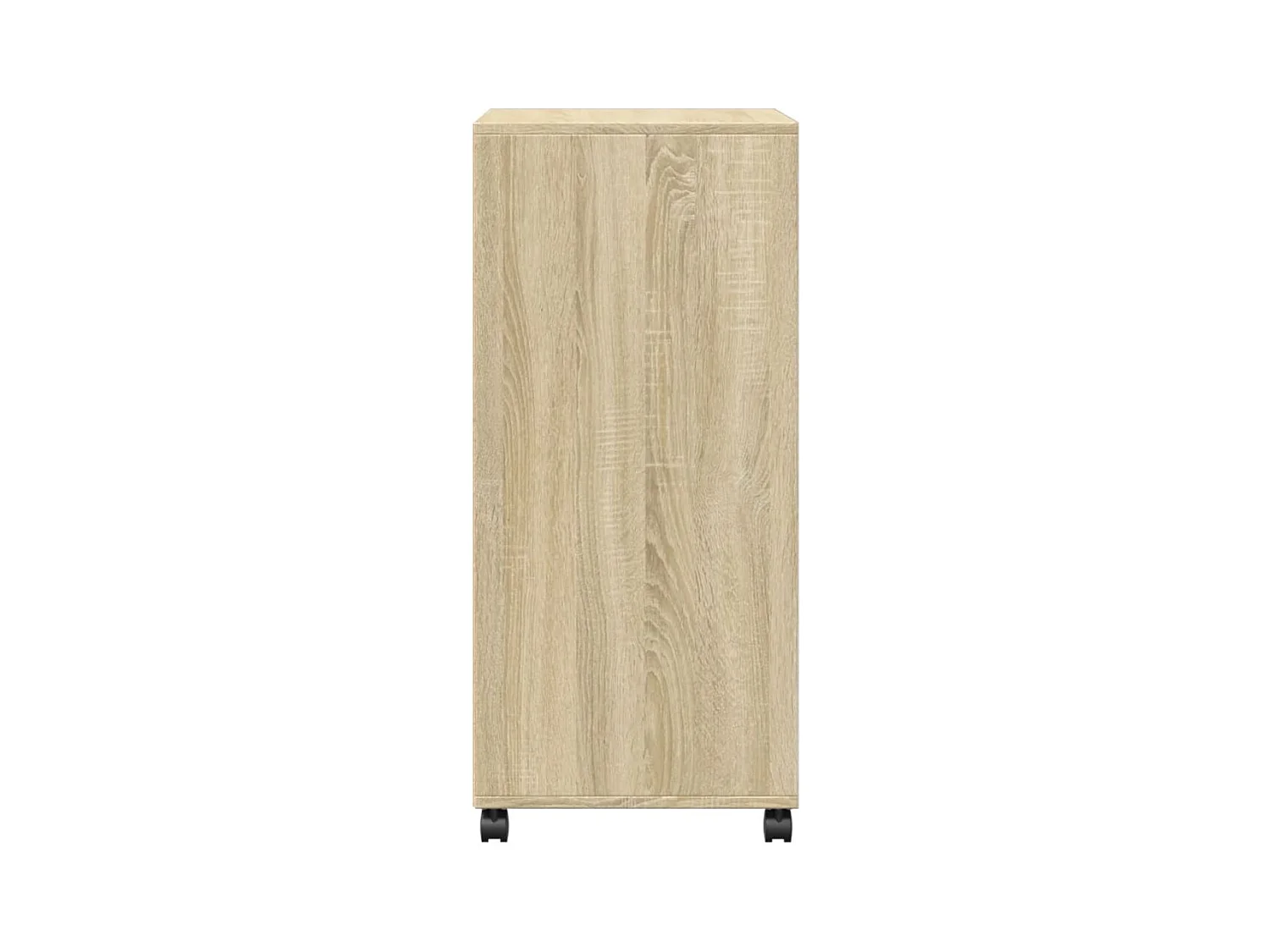 Armoire à roulettes chêne sonoma 55x40x91 cm bois d'ingénierie