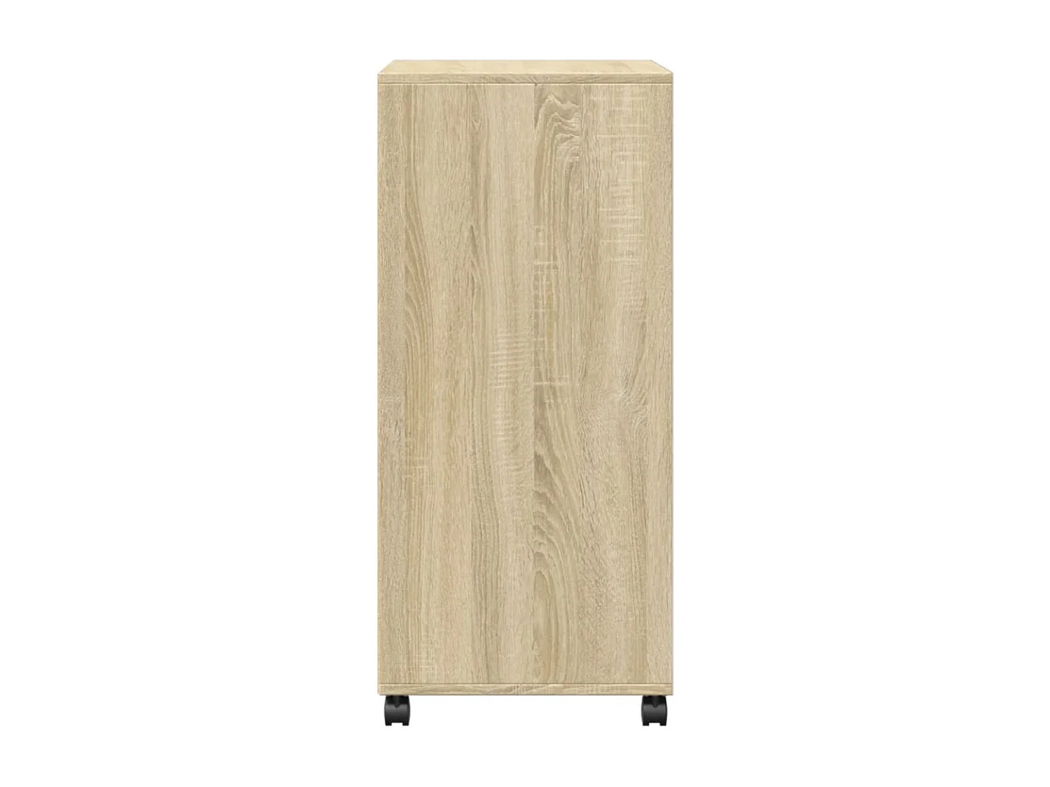 Armoire à roulettes chêne sonoma 55x40x91 cm bois d'ingénierie