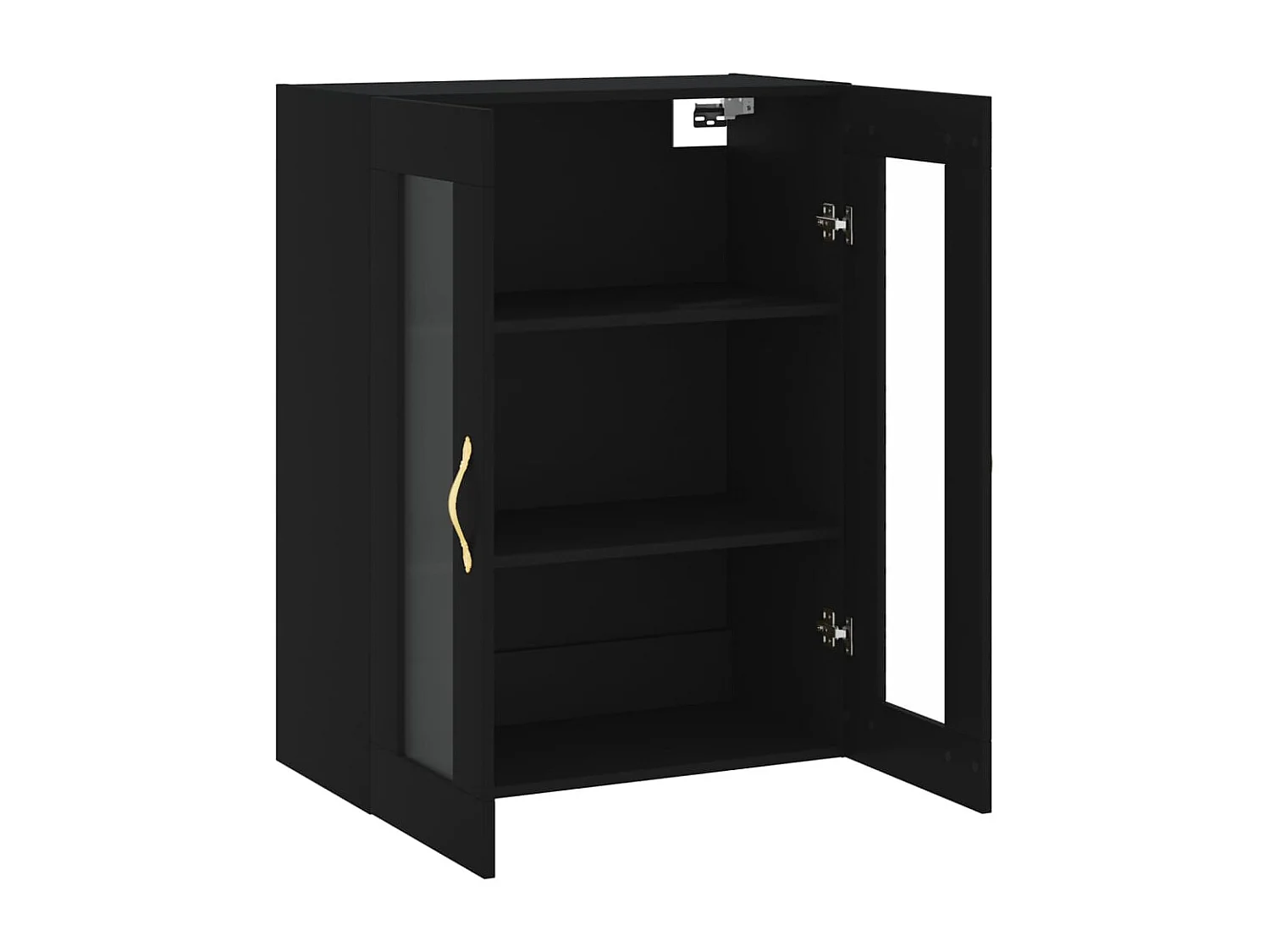 Armoire murale noir 69,5x34x90 cm