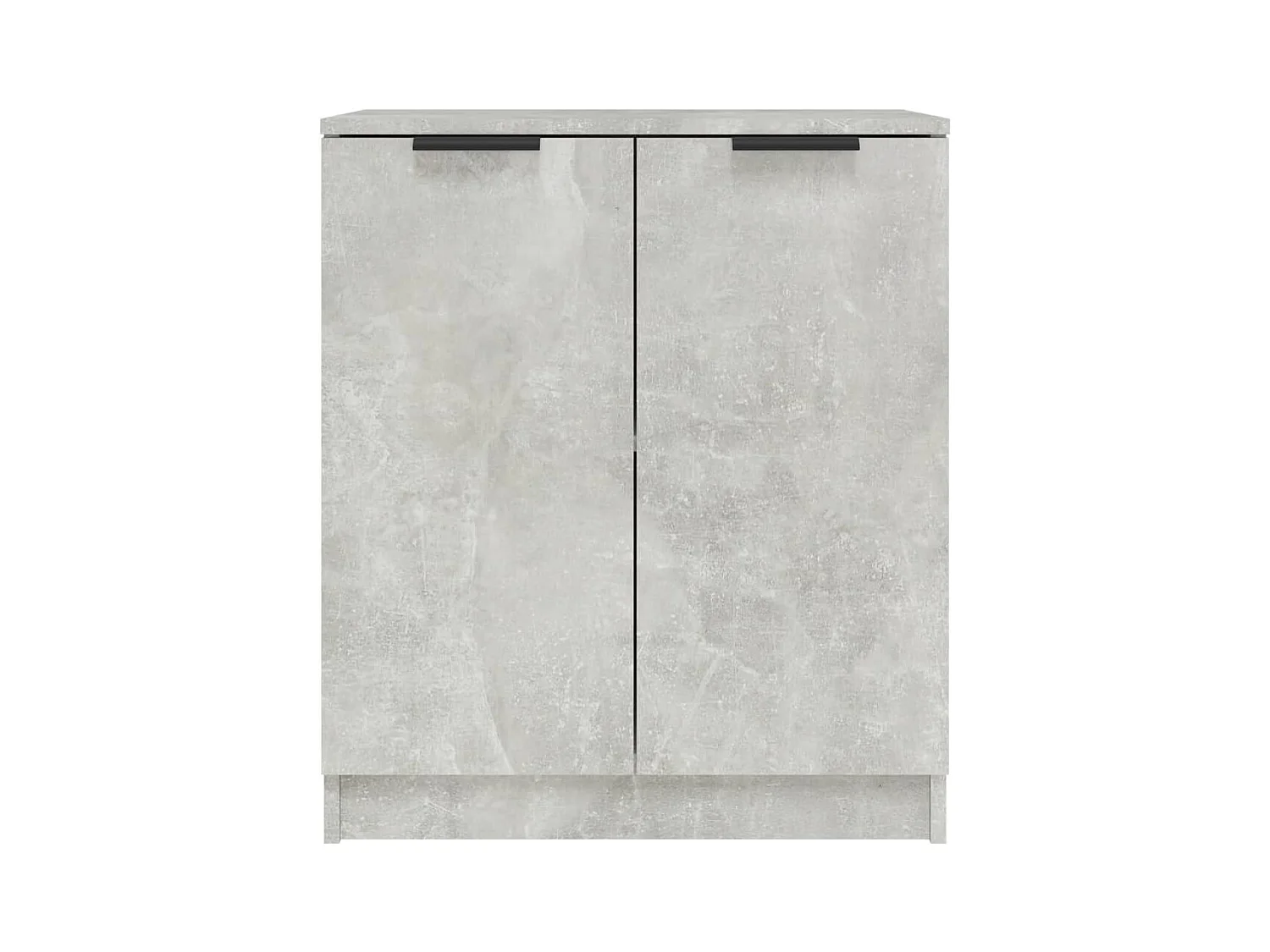 Credenze 2 pz Grigio cemento 60x30x70 cm Legno composito