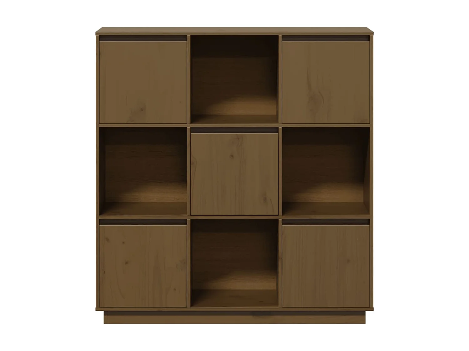 Buffet Marron miel 110,5x35x117 cm Bois massif de pin