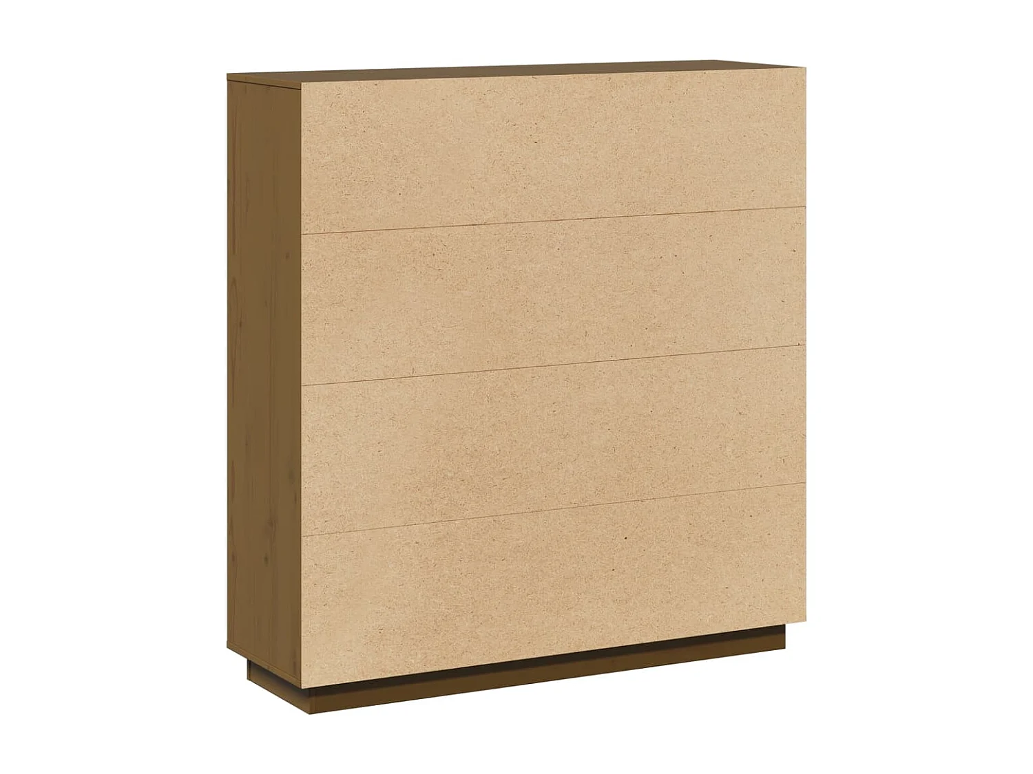 Buffet Marron miel 110,5x35x117 cm Bois massif de pin